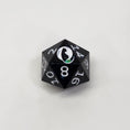 Load image into Gallery viewer, Black Galaxy 7 Piece Dice Set