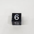 Load image into Gallery viewer, Black Galaxy 7 Piece Dice Set