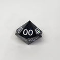 Load image into Gallery viewer, Black Galaxy 7 Piece Dice Set