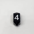 Load image into Gallery viewer, Black Galaxy 7 Piece Dice Set